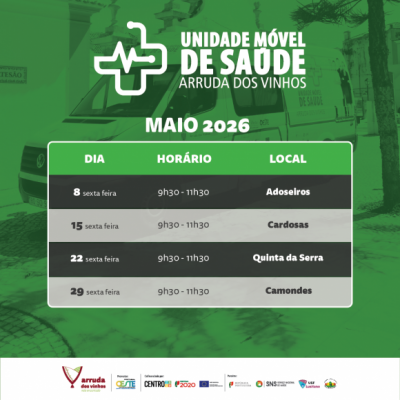 Unidade M&oacute;vel de Sa&uacute;de - MAIO