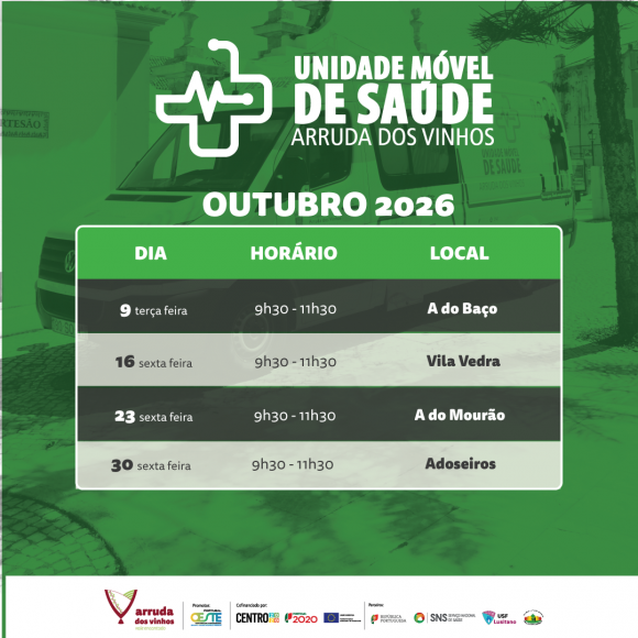Unidade M&oacute;vel de Sa&uacute;de - OUTUBRO