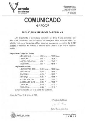 Autocarro - Dia da Elei&ccedil;&atilde;o 