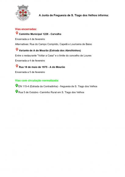 INFO - Estado de Estradas