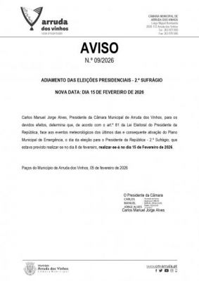 ADIAMENTO DA ELEI&Ccedil;&Atilde;O 