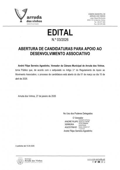 Apoio ao Associativismo