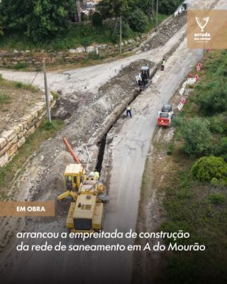 Saneamento em &Agrave;-do-Mour&atilde;o