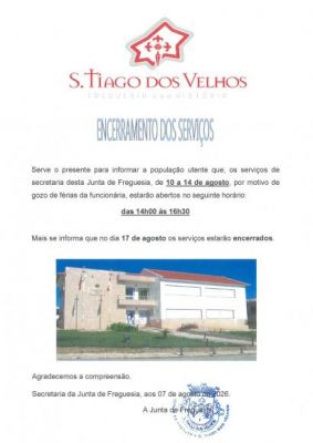 Hor&aacute;rio dos Servi&ccedil;os 