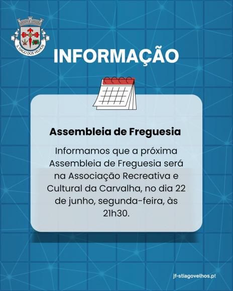 Sess&atilde;o ordin&aacute;ria da Assembleia de Freguesia