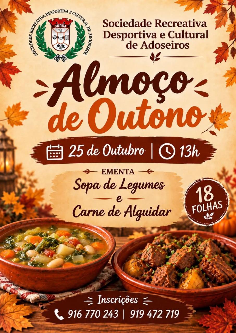 Almo&ccedil;o de Outono - SRDCA