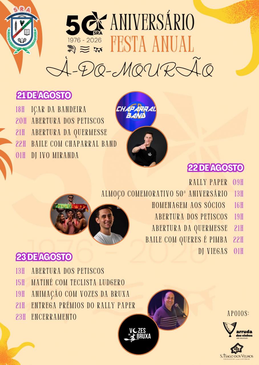 Anivers&aacute;rio da Sociedade Recreativa de &Agrave;-do-Mour&atilde;o